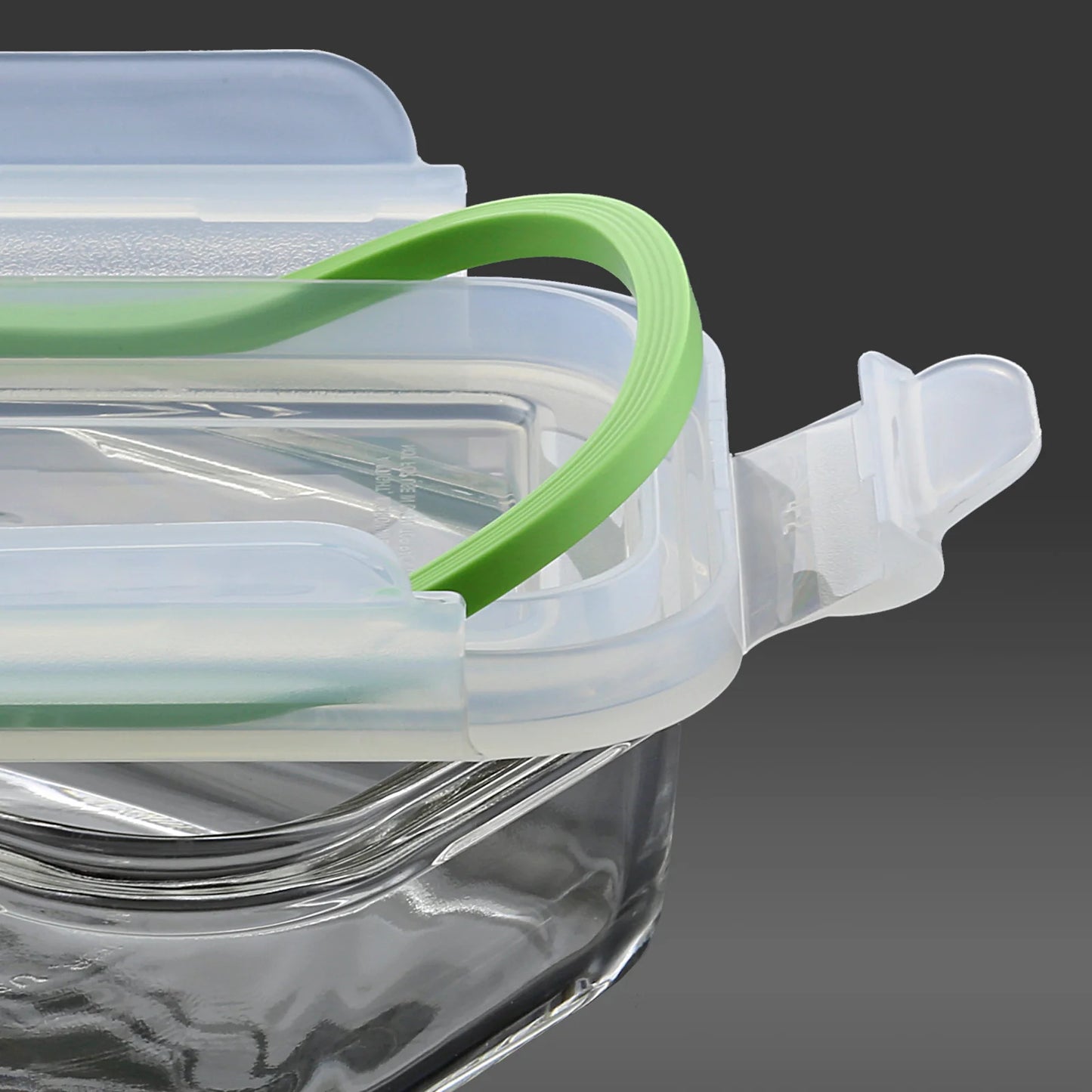 Hermético rectangular 1 litro Glass Lock