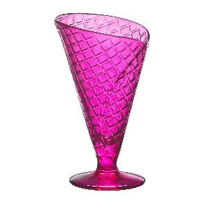 Copa helado fucsia
