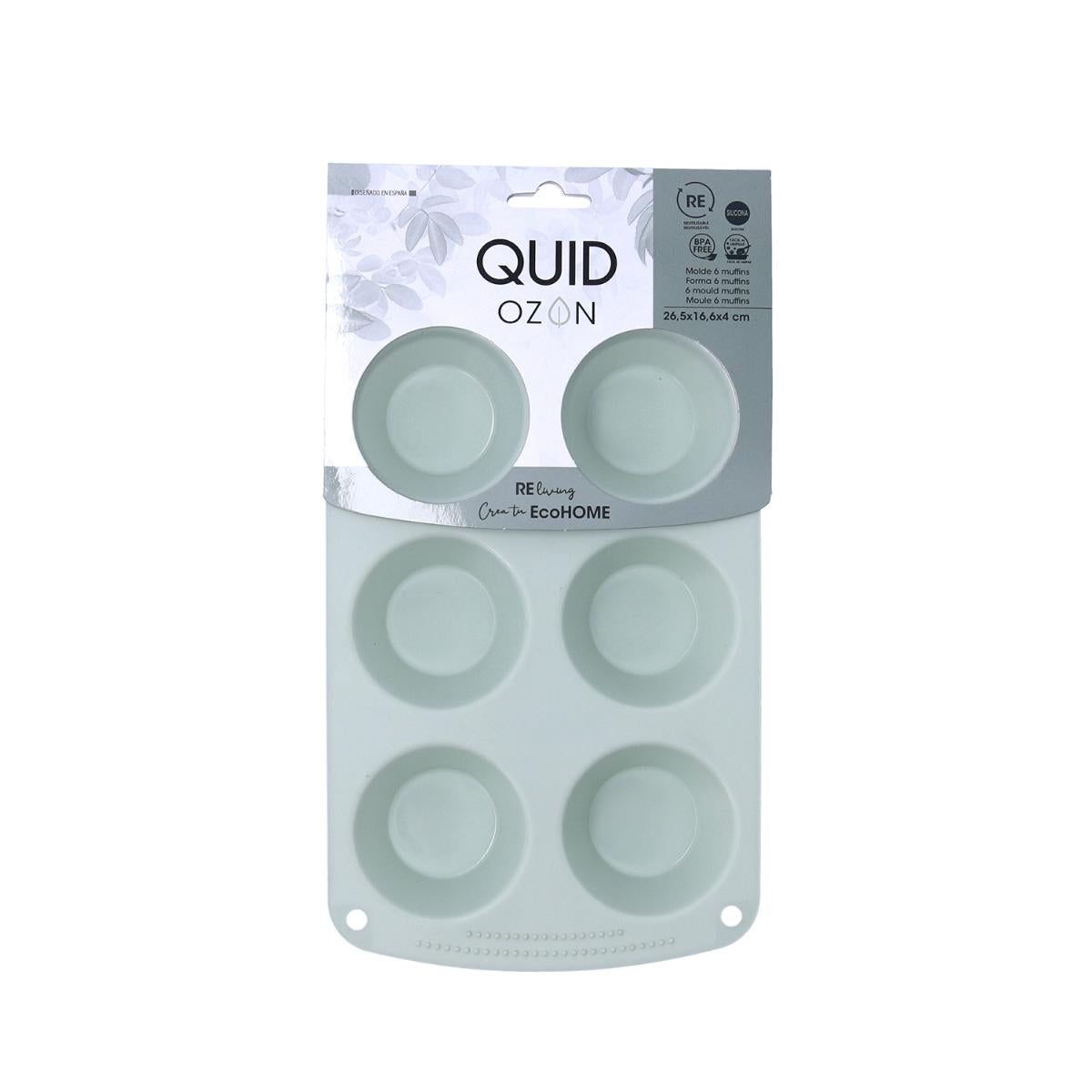 Molde muffins silicona, 6 unidades 230º