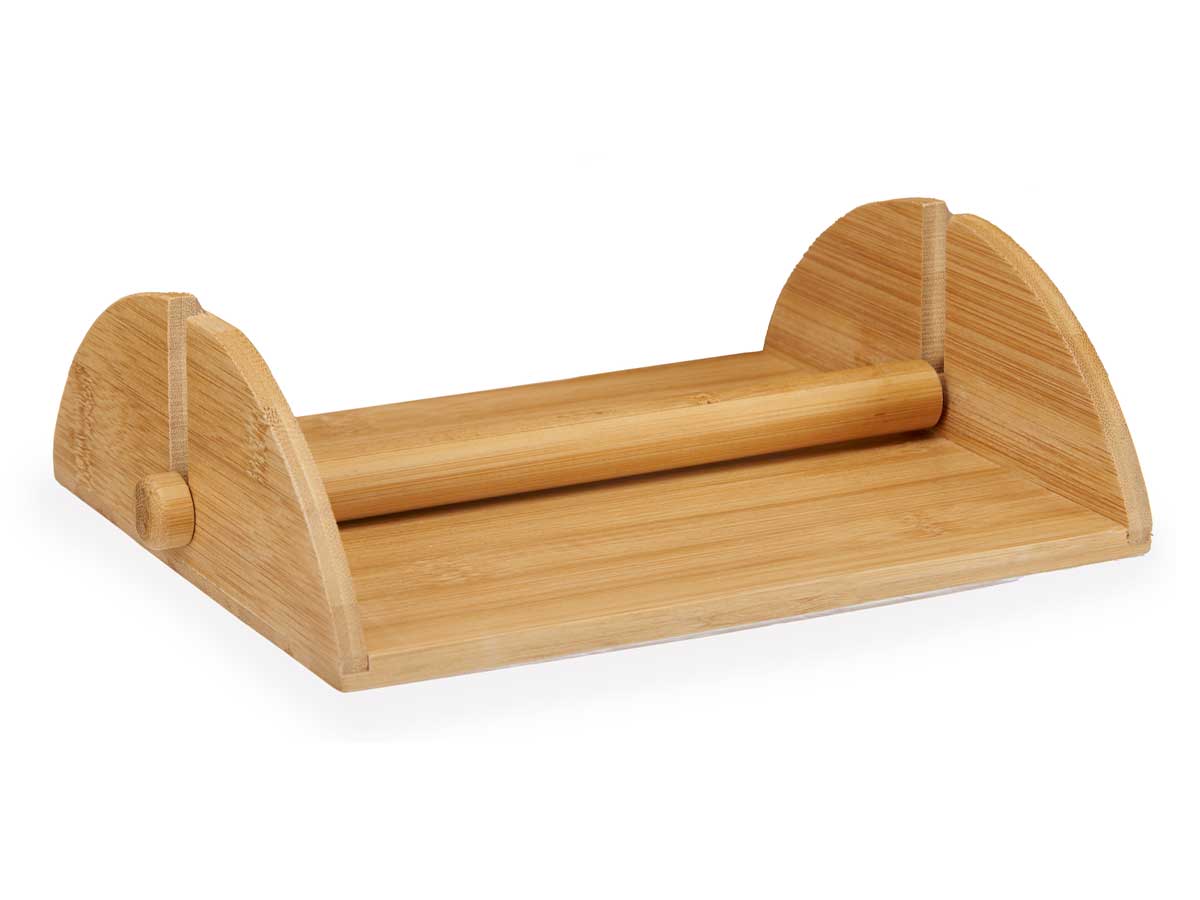 Servilletero madera bambú19x18x6 cm