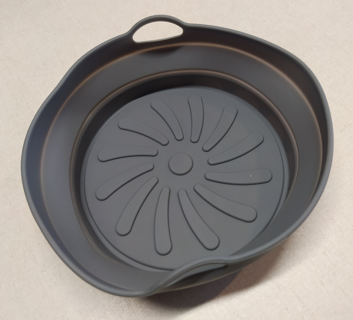 Cesta freidora aire, redonda, plegable, 240º