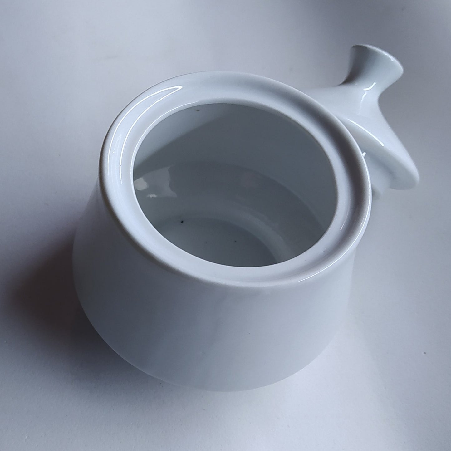 Azucarero porcelana blanco