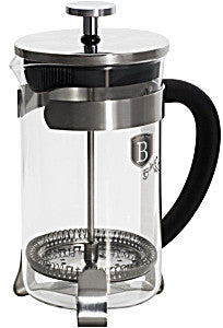 cafetera-tetera de émbolo 600ml cristal acero - Taracido Cocina y Hogar