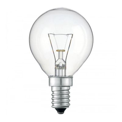 Bombilla esférica clara E14 40W - Taracido Cocina y Hogar