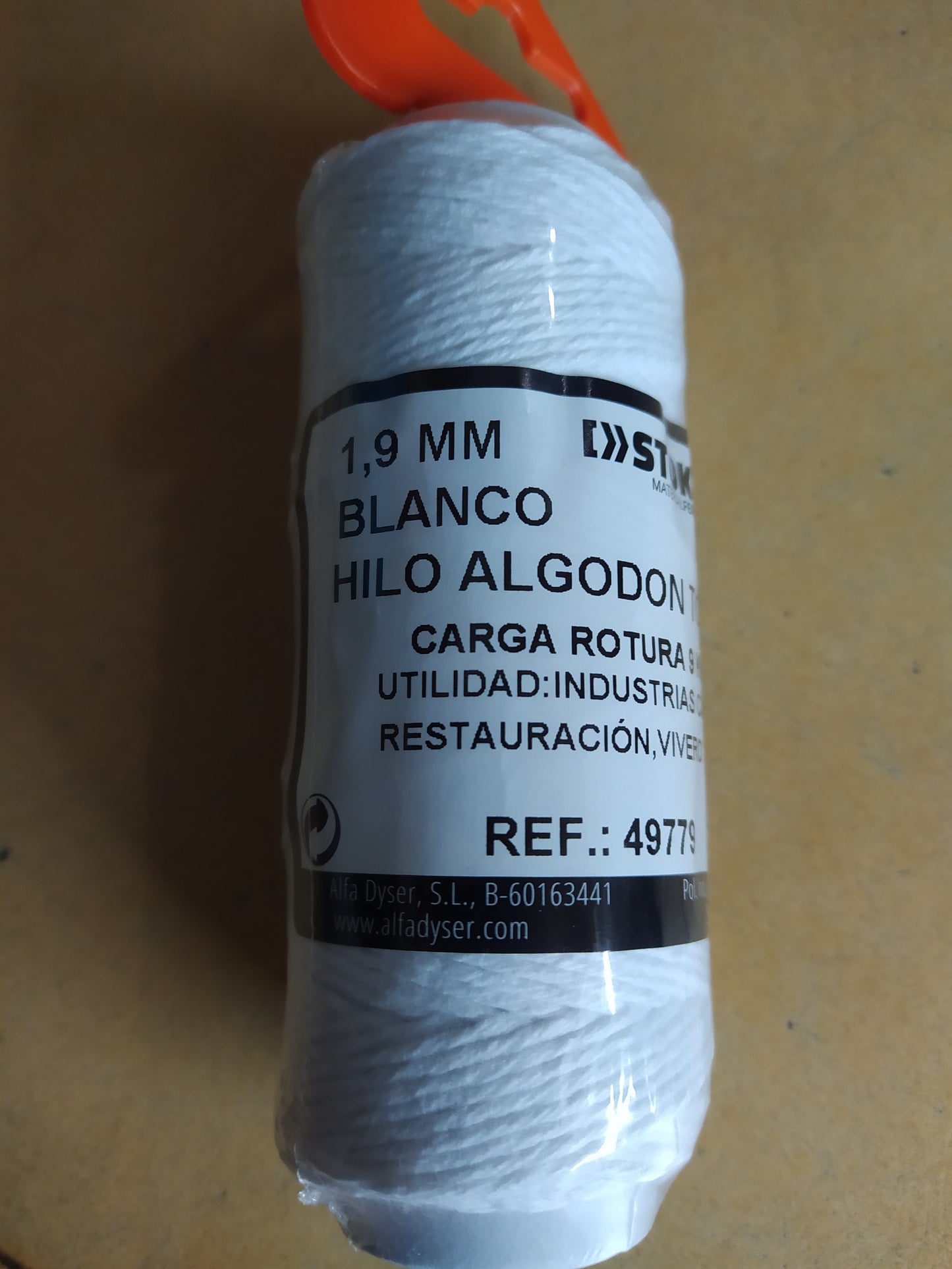 hilo cordón algodón para cocina y embutidos