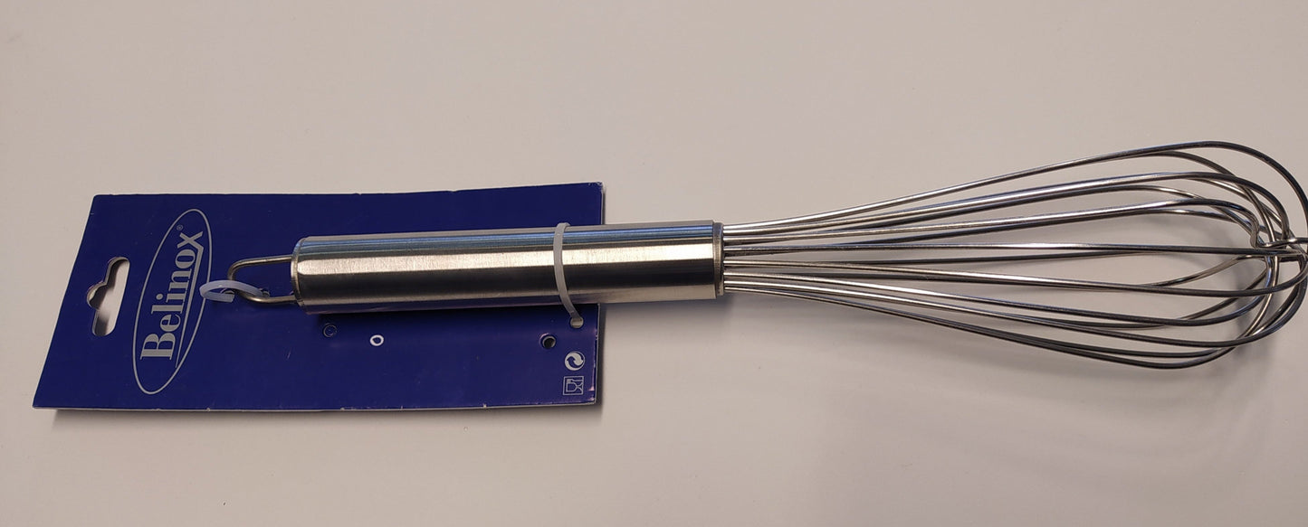 batidor profesional reforzado 16 varillas inoxidable