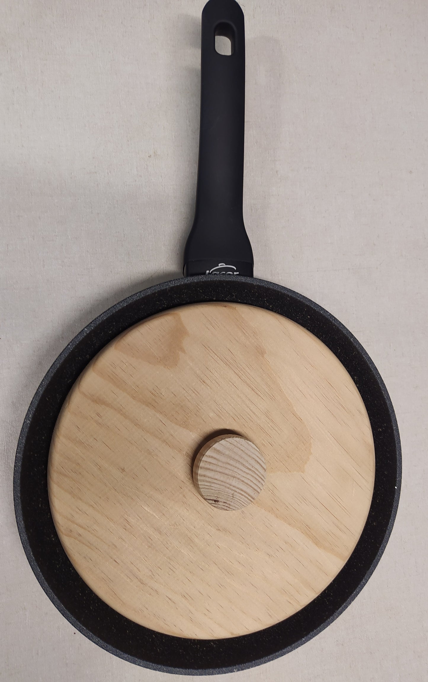 giratortilla, volteador tortilla para sartén 26 cms