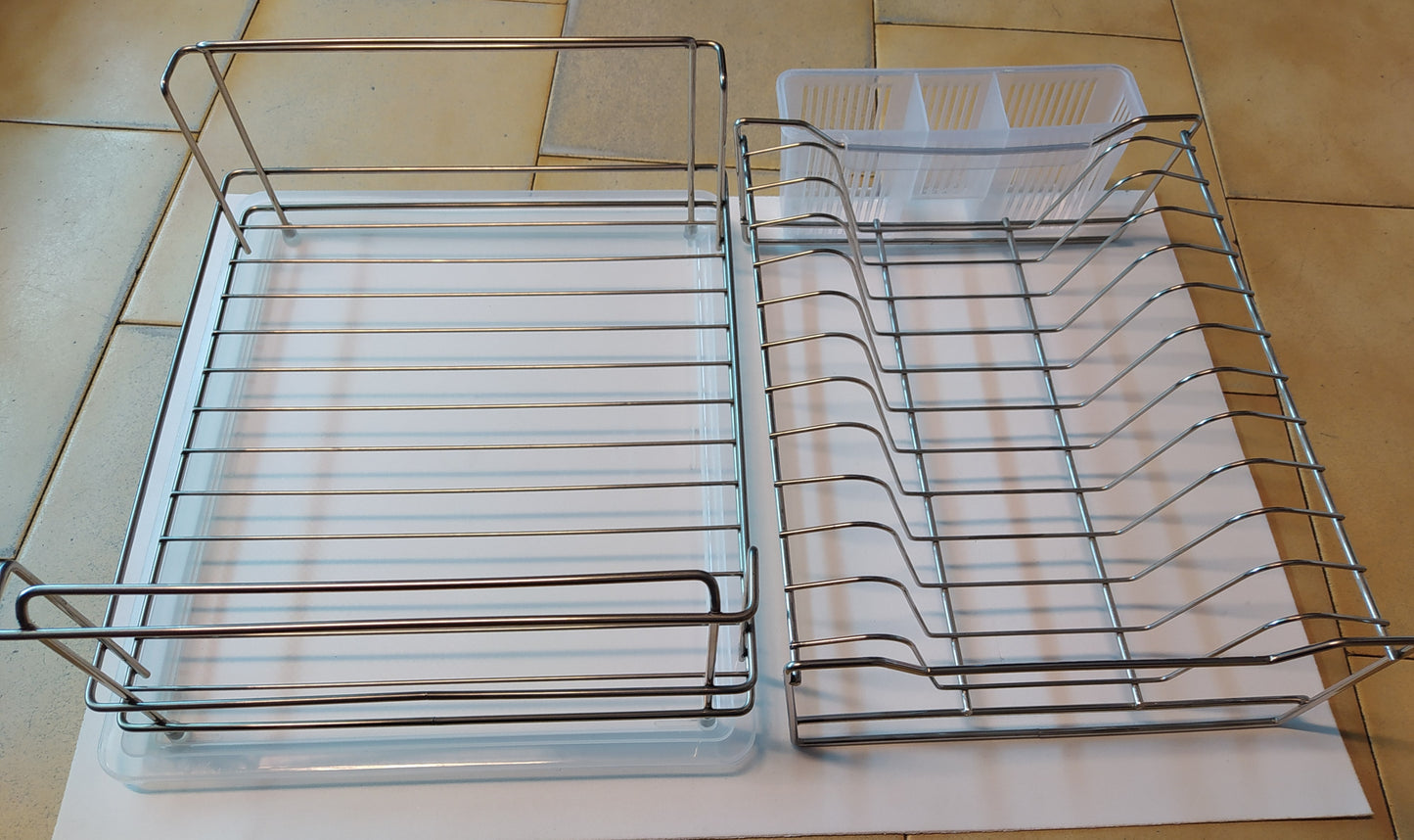 Escurreplatos acero inox, apilable, desmontable duett KB010