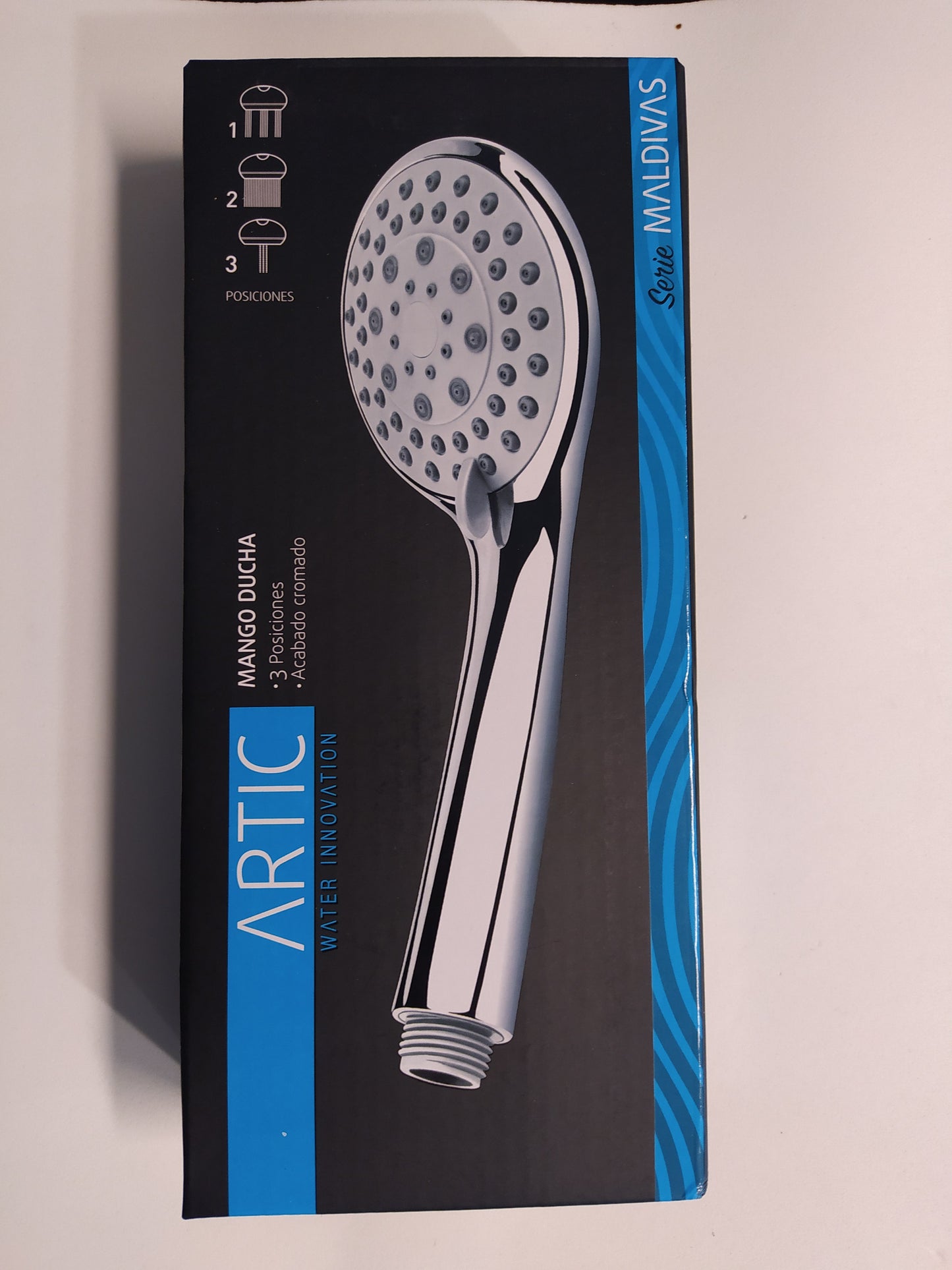 mango, pala ducha 3 posiciones, artic