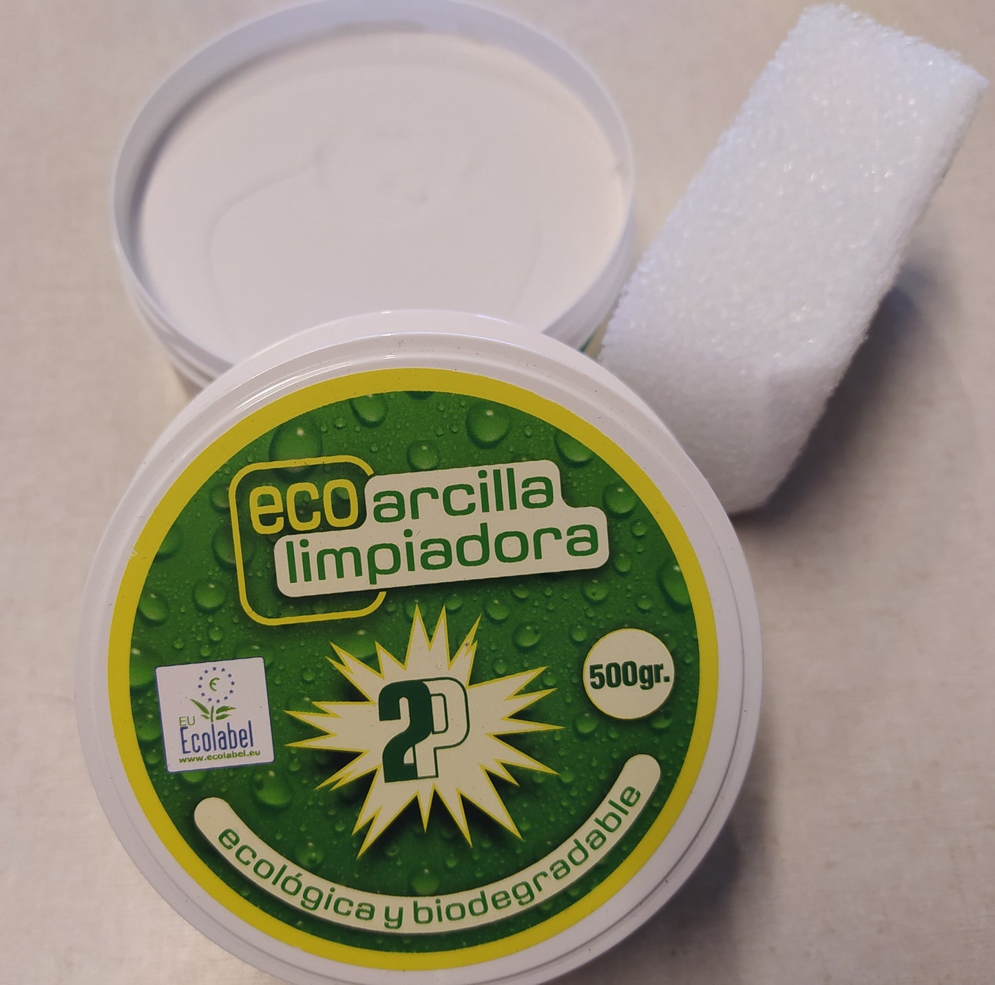 Piedra blanca, arcilla limpiadora, eco 1/2 kilo