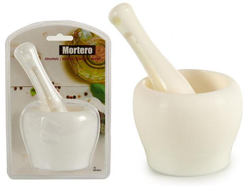 Mortero plástico blanco 47 - Taracido Cocina y Hogar