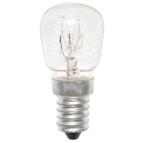 Bombilla incandescente cristal E14 15w