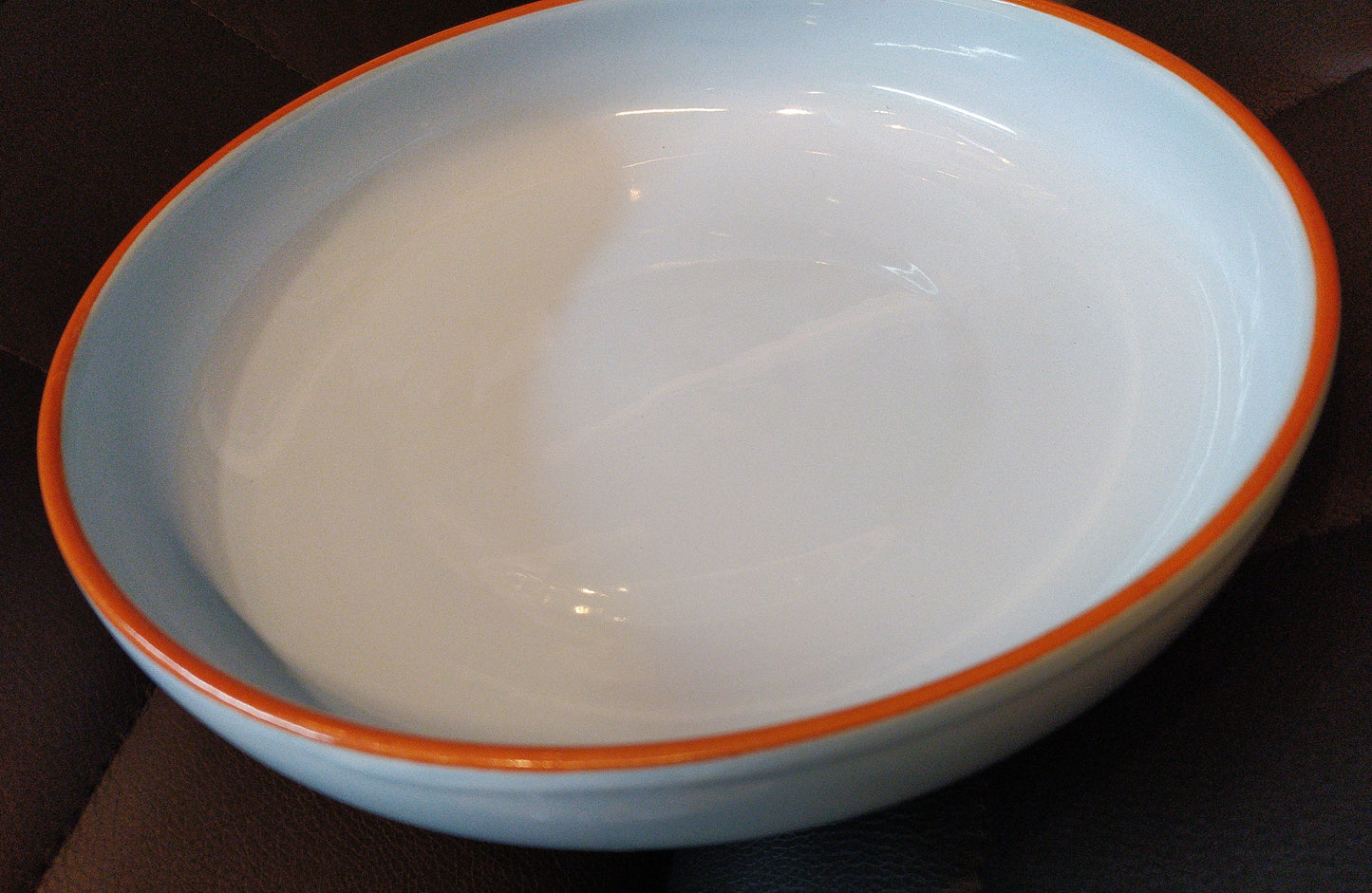 Frutero redondo cerámica 27x7 cm