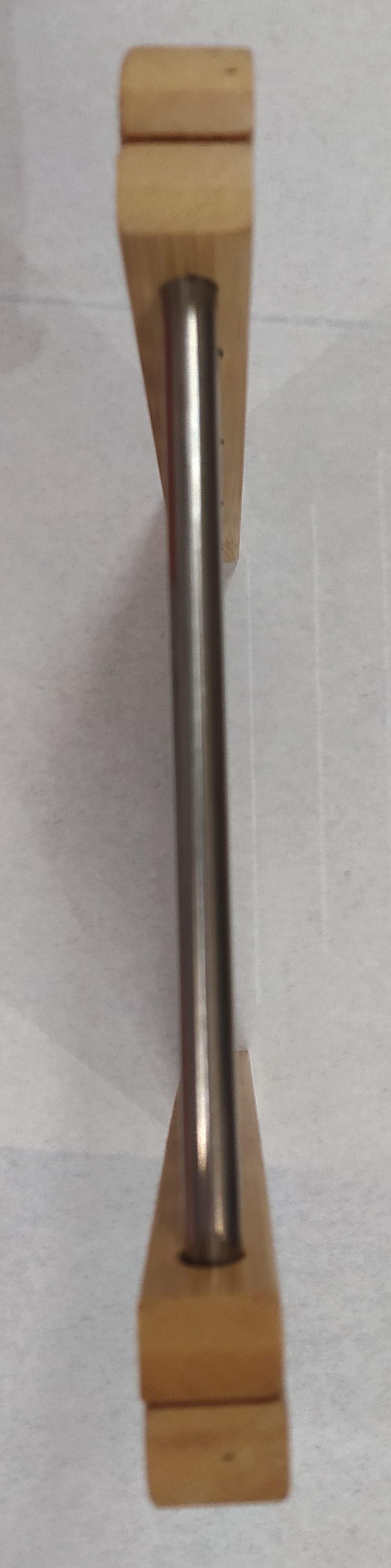 Salvamantel extensible, inox. bambú