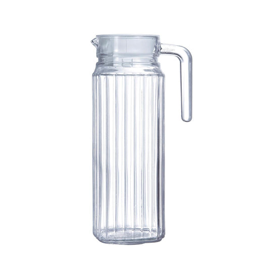 jarra cuadrada cristal 1 litro con tapa, Luminarc