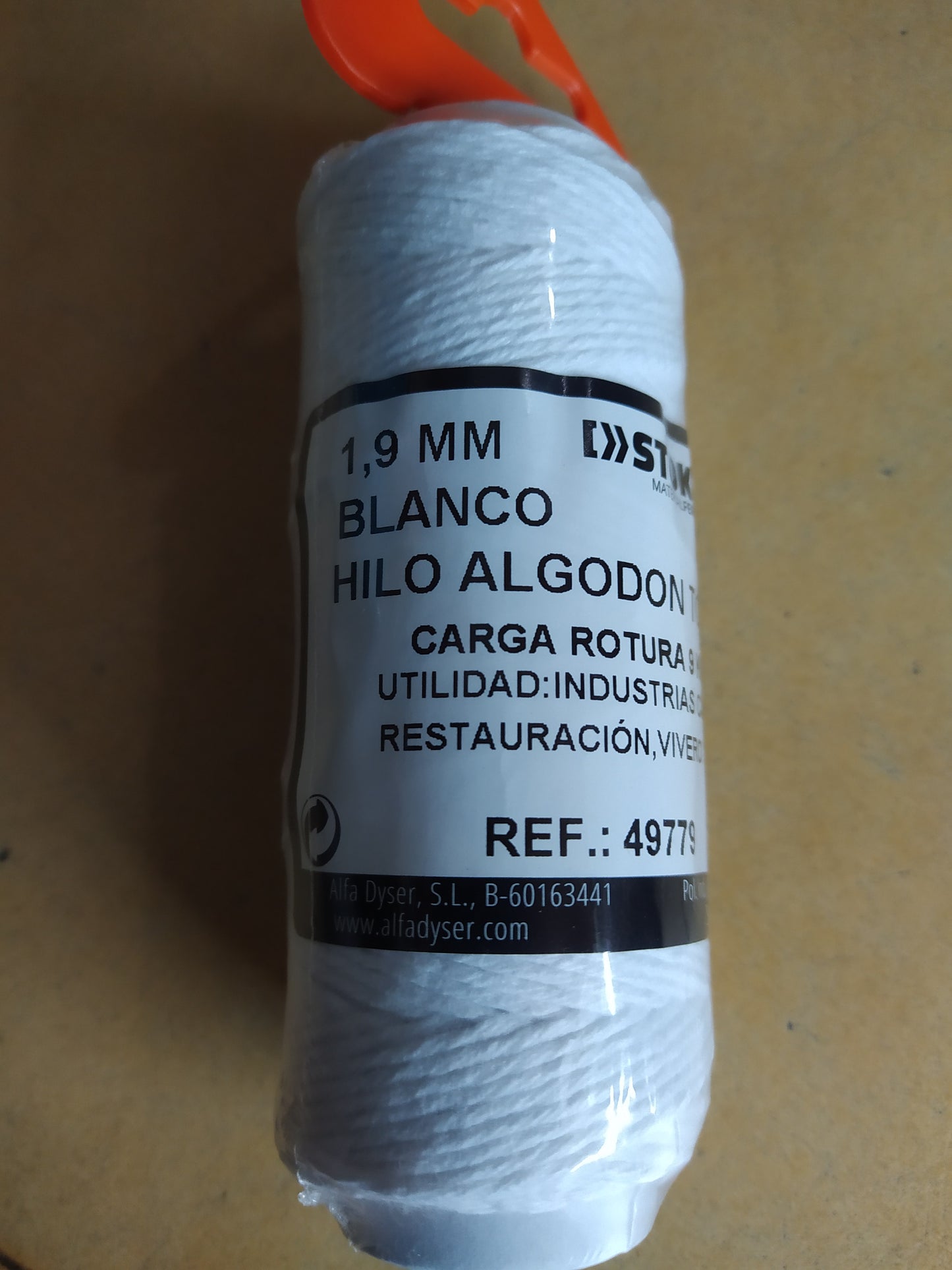 hilo cordón  algodón para cocina y embutidos