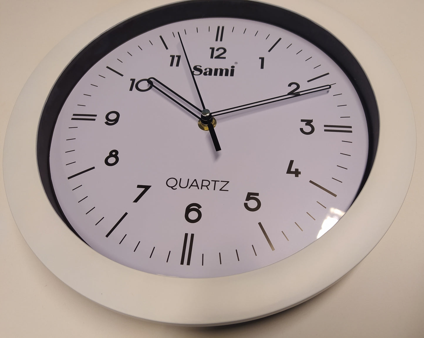 reloj cocina redondo blanco 27,5 cm